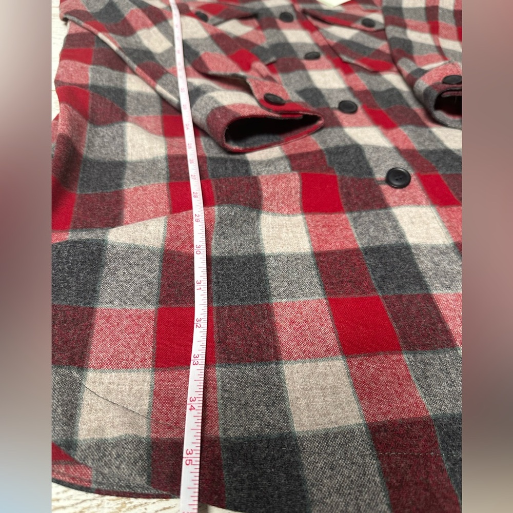 Pendleton Red And Gray Plaid Jacket - image 6